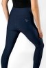 HuleHest COMFORT RIDE Legginsy jeździeckie z wysokim stanem i pełnym lejem silikonowym